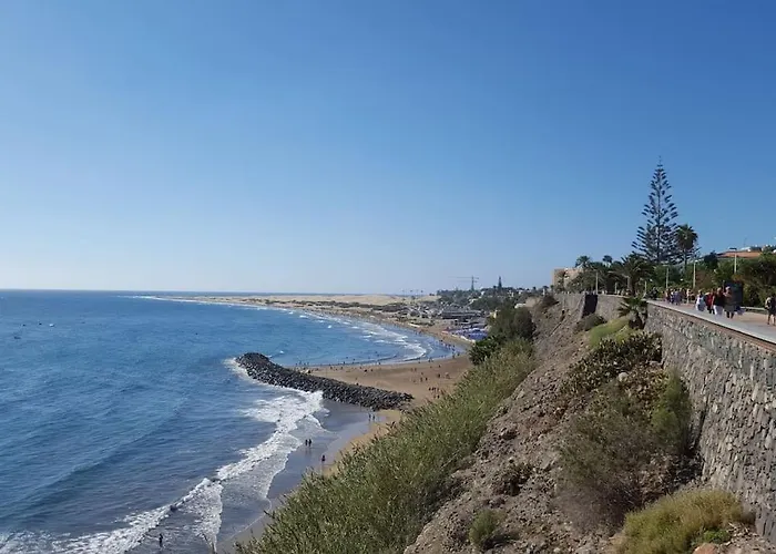 Modernes In Juncos Ii Mit Poolblick, 4 Etage In Top-lage Von * Playa del Ingles (Gran Canaria)